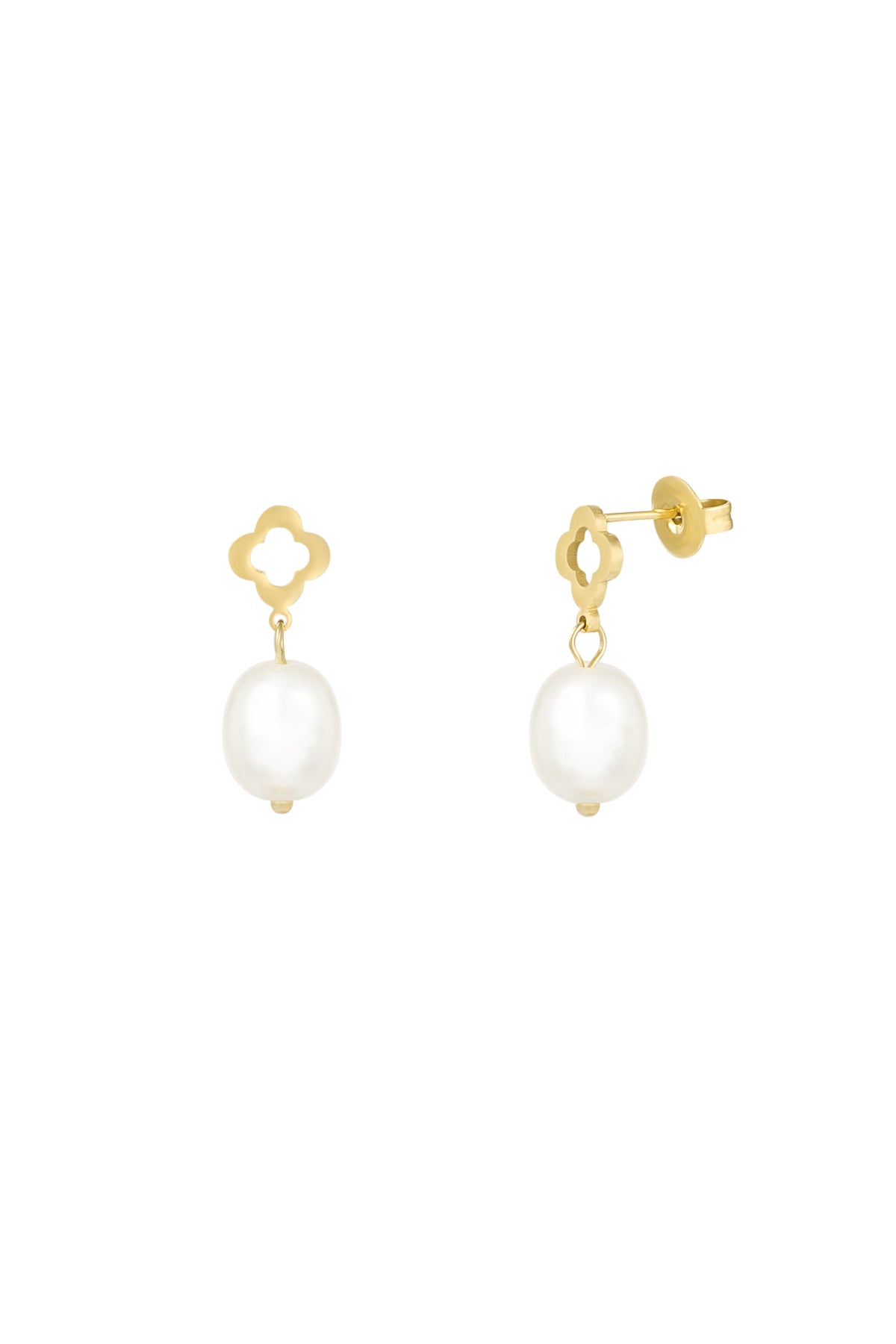 Oorbellen Pearl Muse - goud