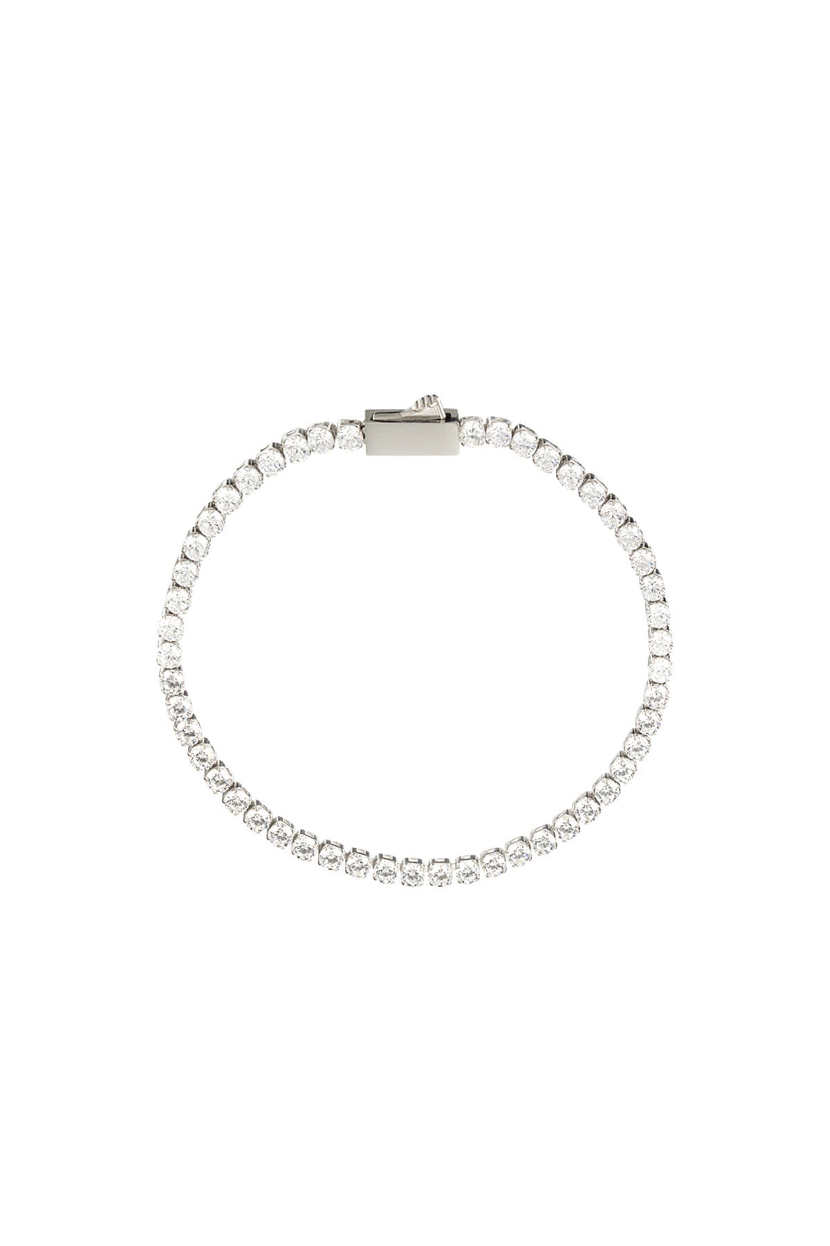 twinkling diamond armband - zilver