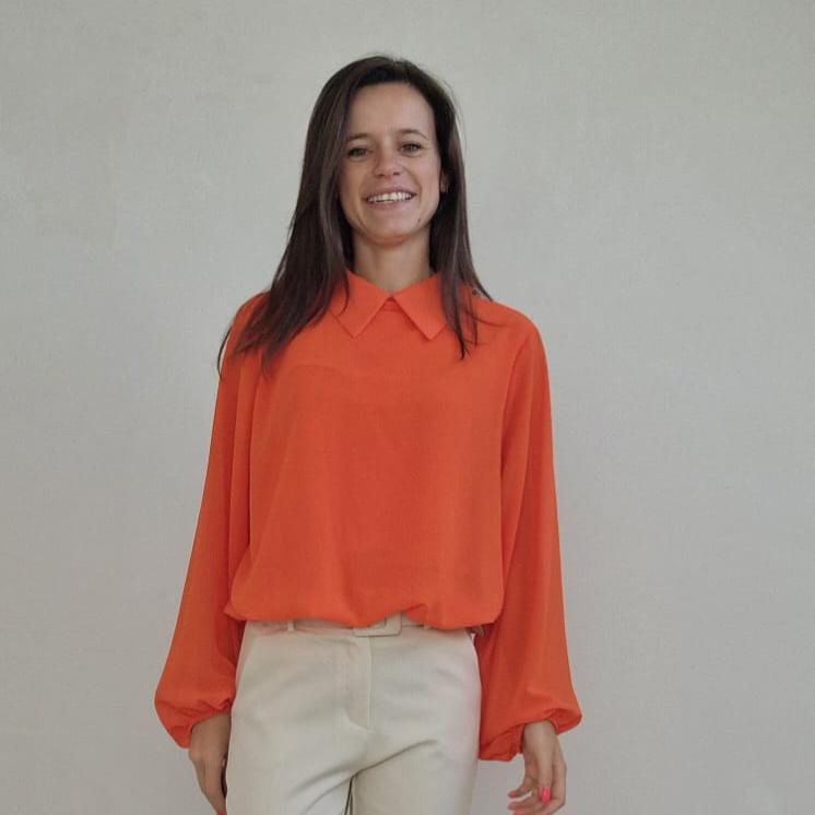 Blouse Paulien, oranje