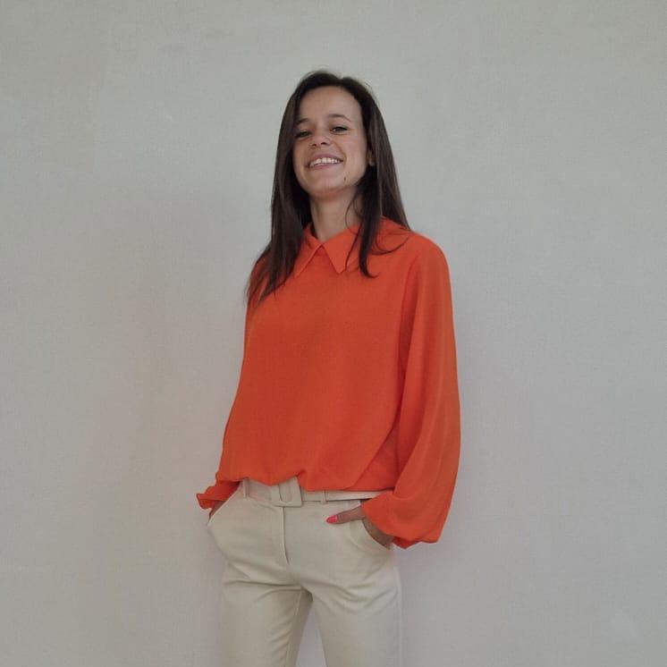 Blouse Paulien, oranje