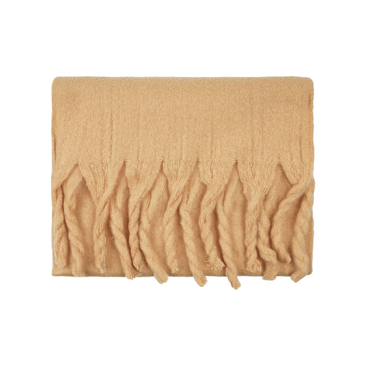 Sjaal effen kleur, beige