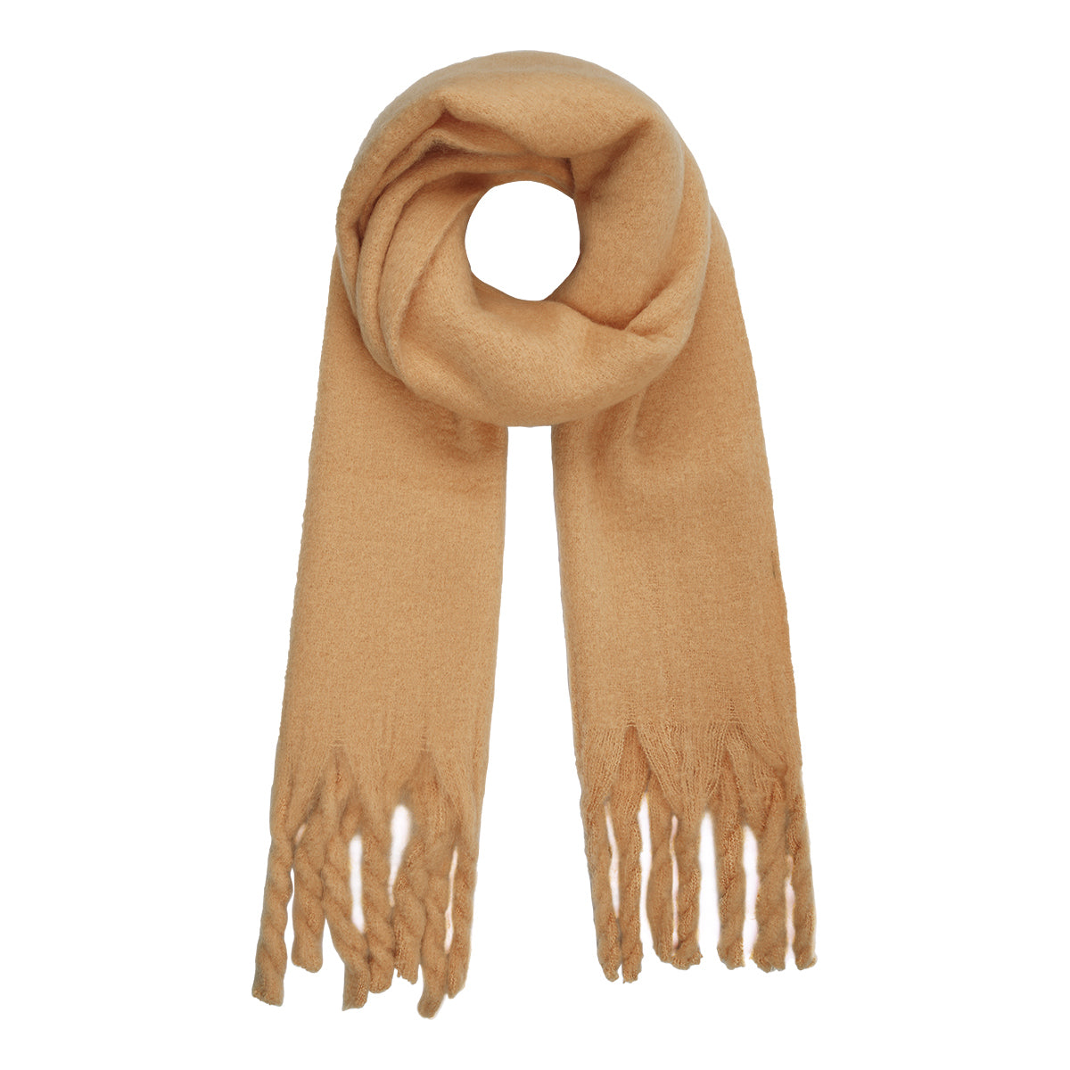 Sjaal effen kleur, beige